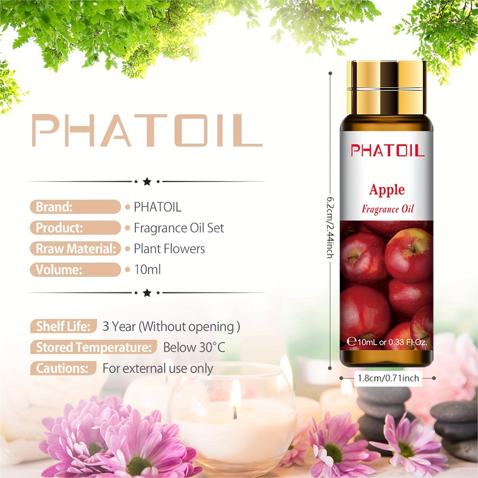 9pcs Fragrance Oil Set for Diffusers & Soap Making - AuraLabs