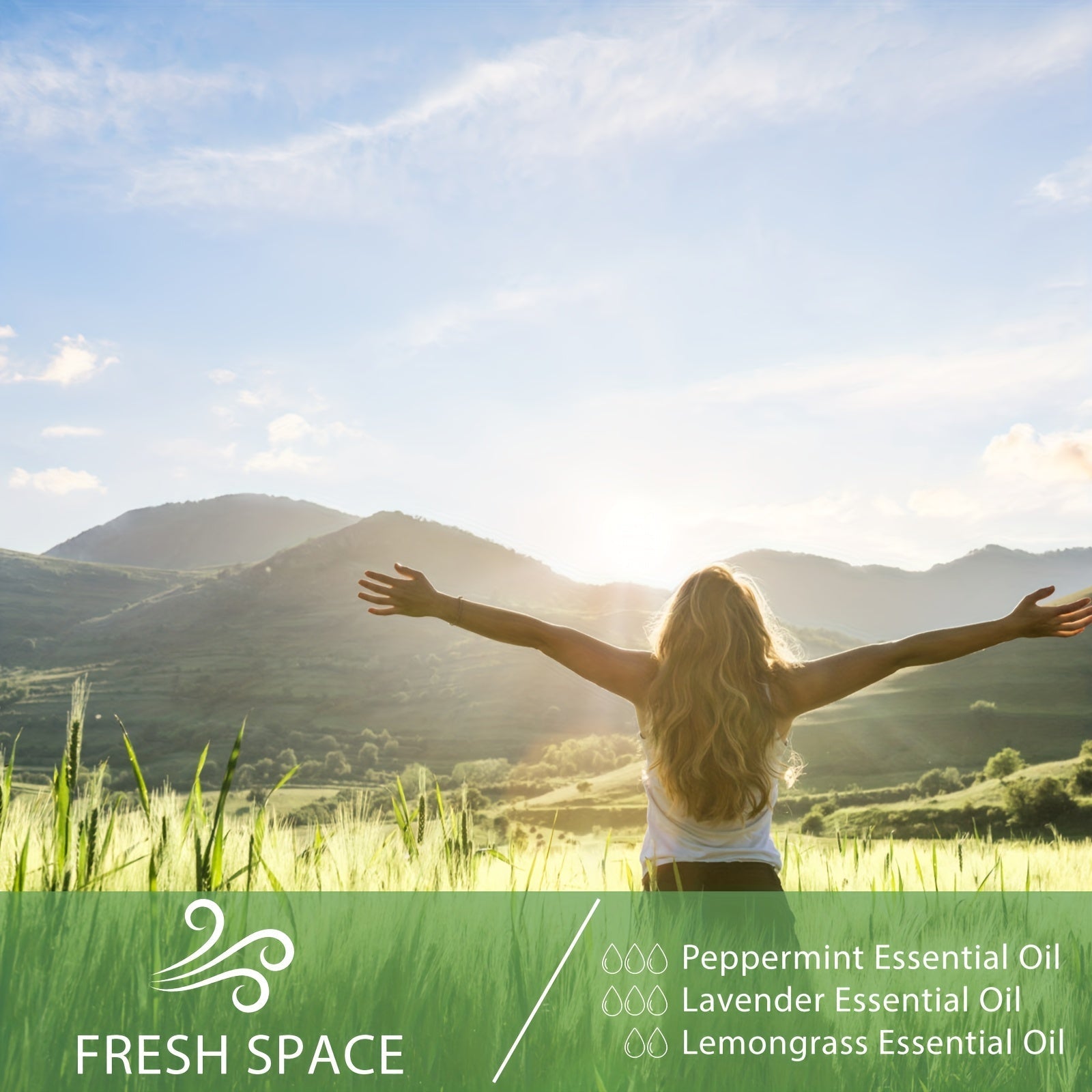 Lemongrass Essential Oil 100ml for Diffusers & Humidifiers - AuraLabs