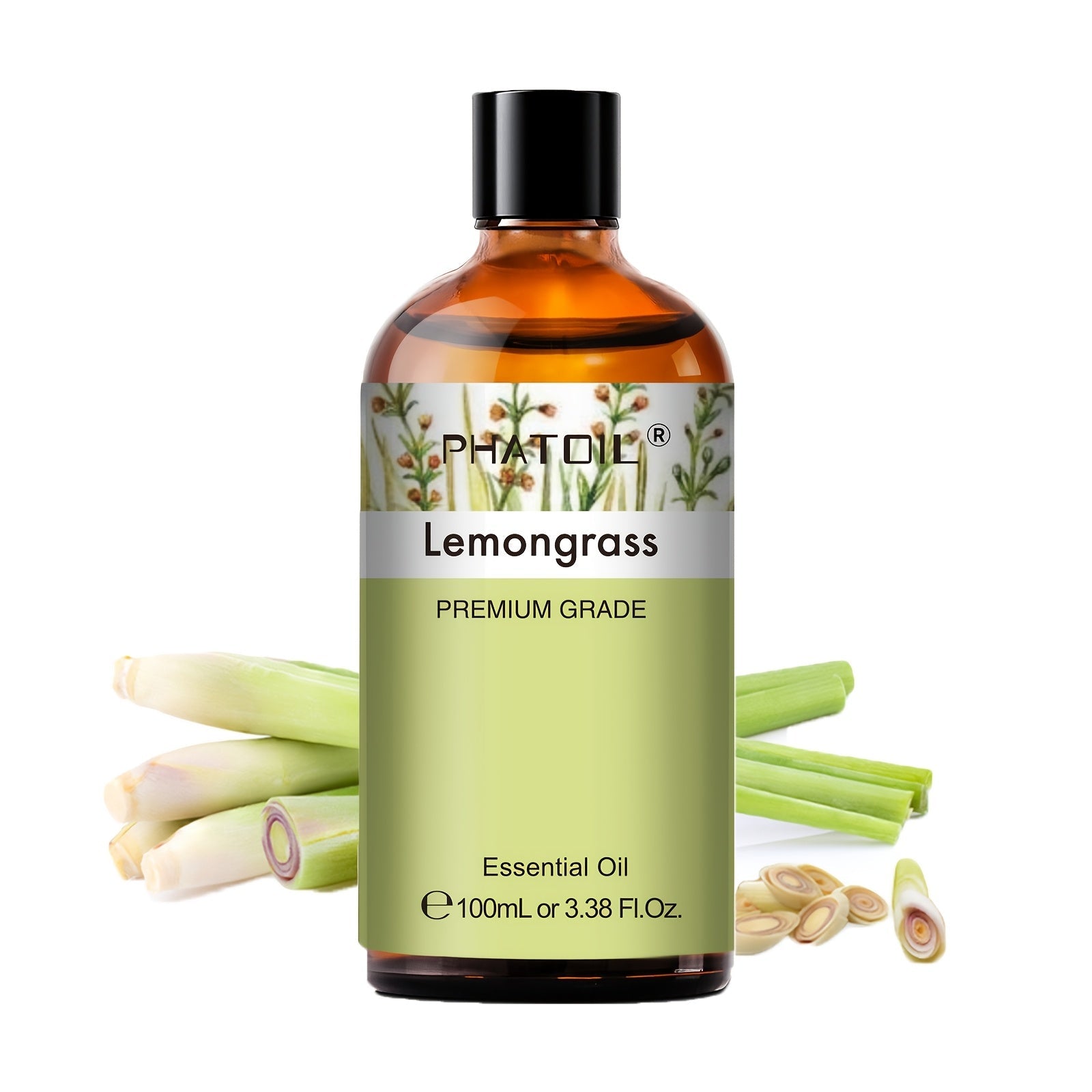 Lemongrass Essential Oil 100ml for Diffusers & Humidifiers - AuraLabs