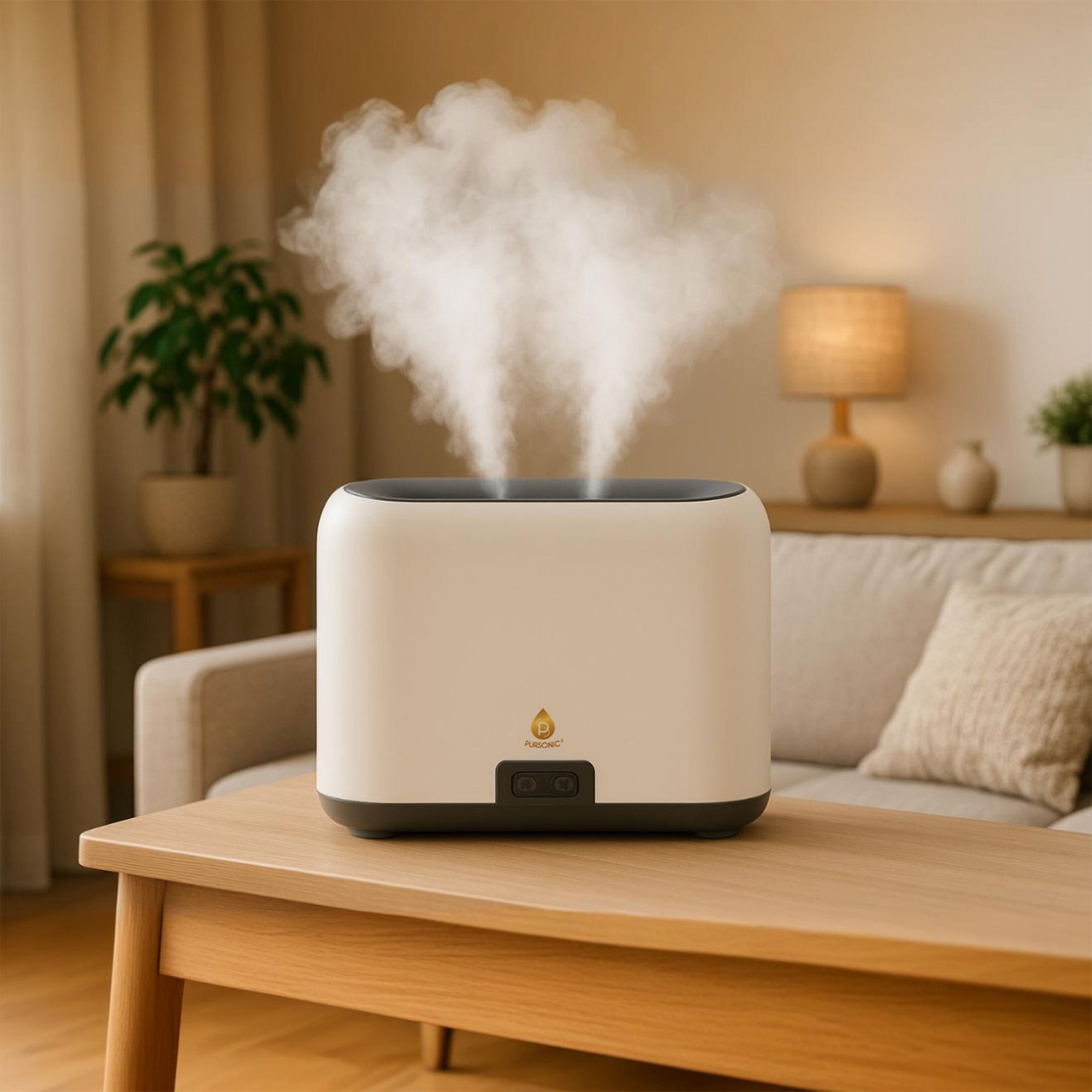 Pursonic Essential Oil FlameGlow Aromatherapy Diffuser - AuraLabs